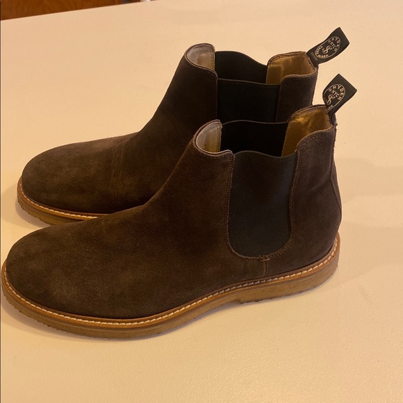 Todd Snyder Dark Brown Suede Chelsea Boots Sz 12.  NWOB. Box25. SEE PICTURES